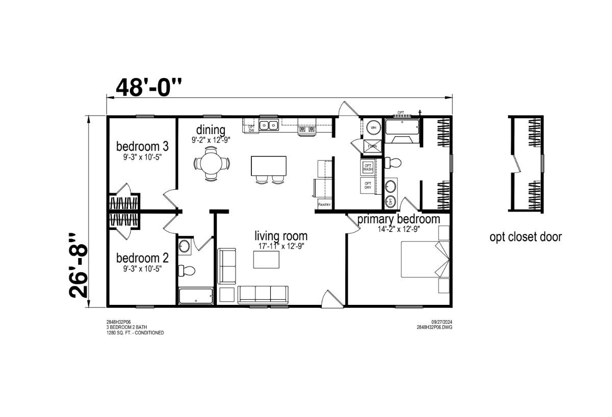 [chacoの部屋様]m23296他計8点おまとめ Prime Series / Churchill 2848H32P06 by Champion Homes Center